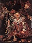 Frans Hals Famous Paintings - Shrovetide Revellers